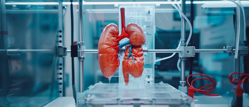 Microscopic view of kidney nephron filtration process in chronic kidney disease managed at Vishwas Hospitals