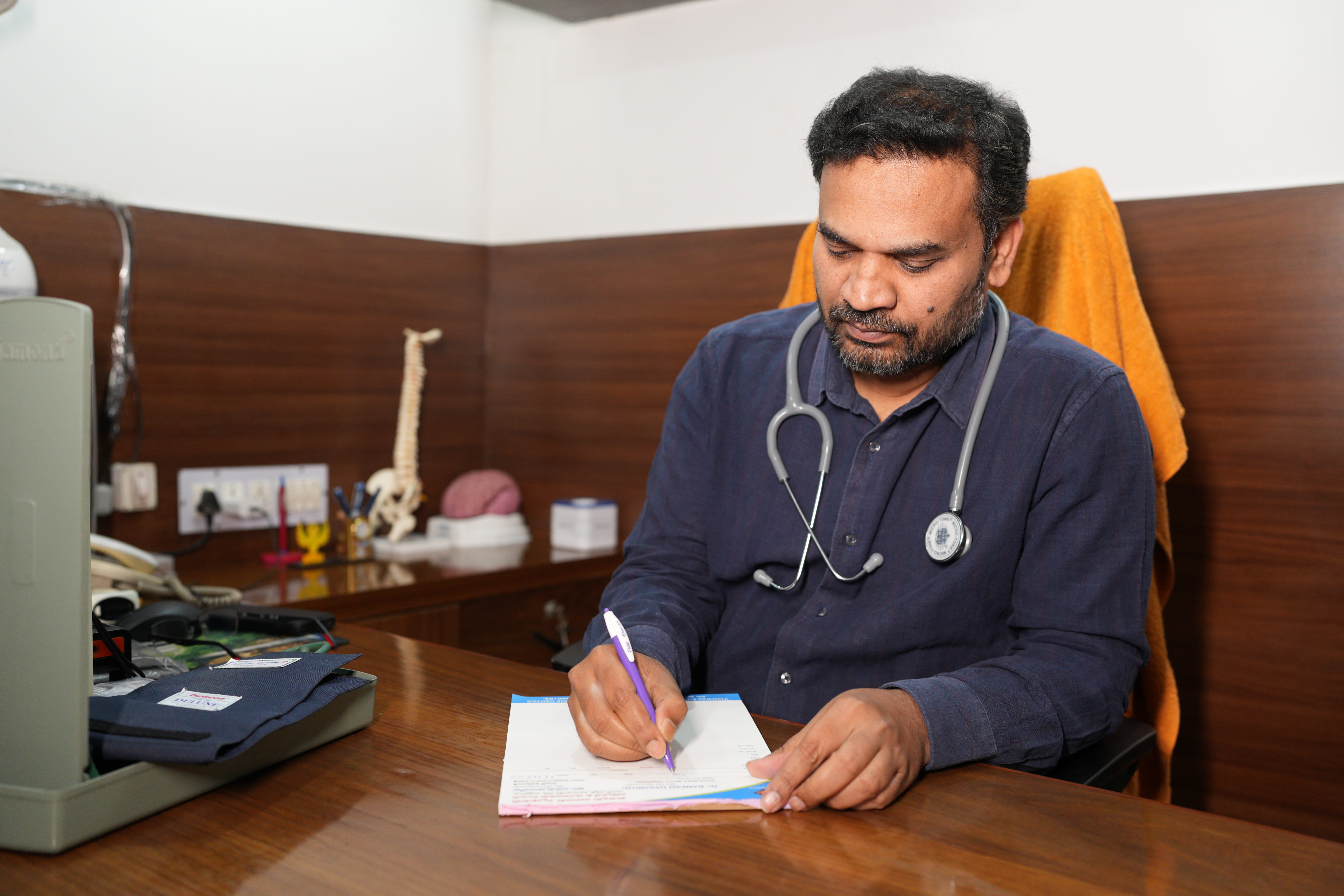 Brain and spine specialist Dr. Ramesh at Sri Lasya Hospital Warangal